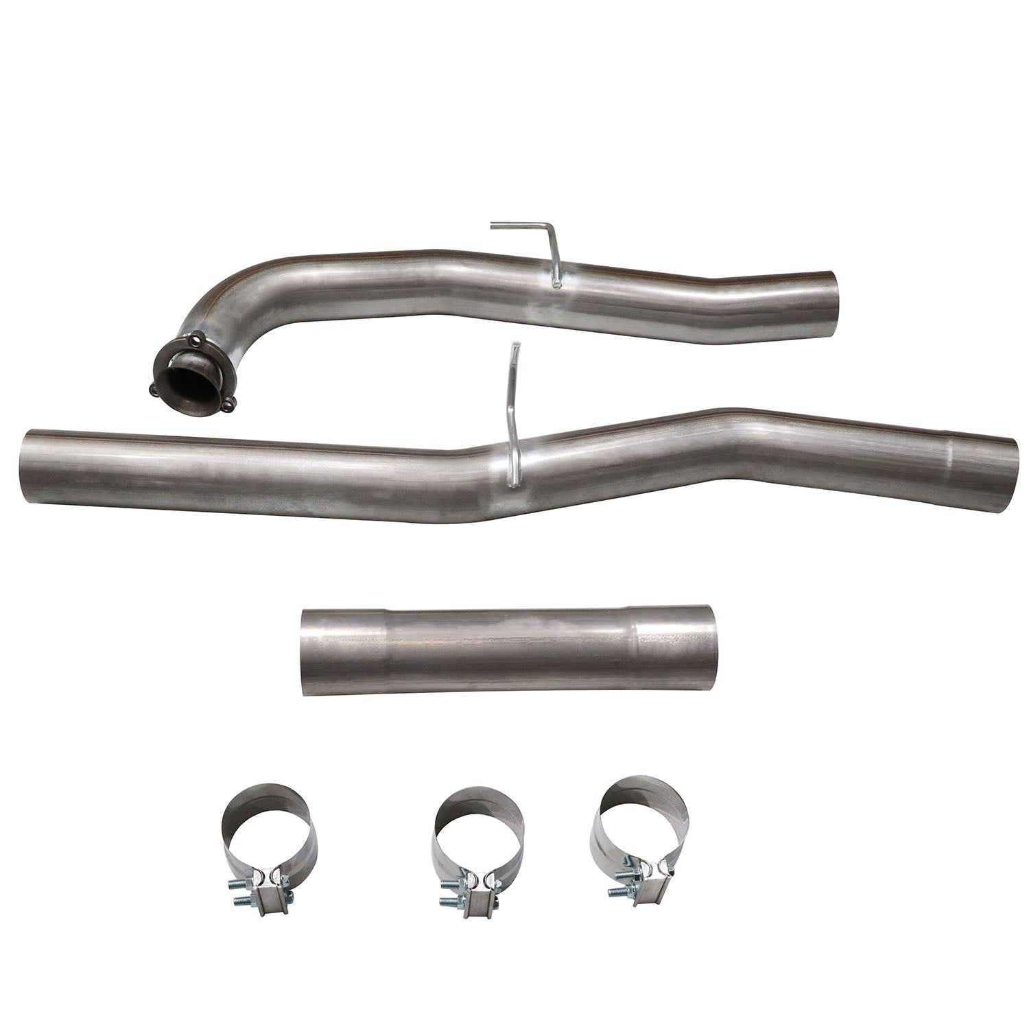 4" GM Duramax 6.6L Cat & DPF Delete Pipe (2015.5-2016) 3 Bolts Flange